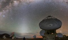 The milky way as seen from alma in chile.