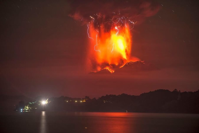 Eruption of the Calbuco Volcano - travelArt