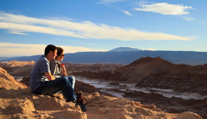 Visitors at Moon Valley Atacama