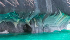 Marble Cathedral at General Carrera Lake