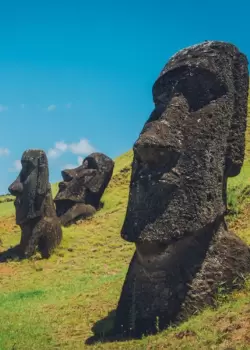 Moais on Easter Island