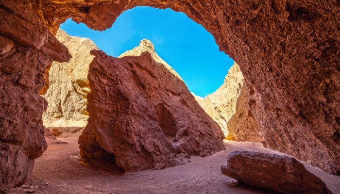 Quebrada del diablo near San Pedro de Atacama