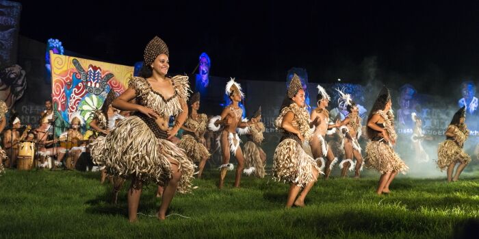 Tapati festival dancers